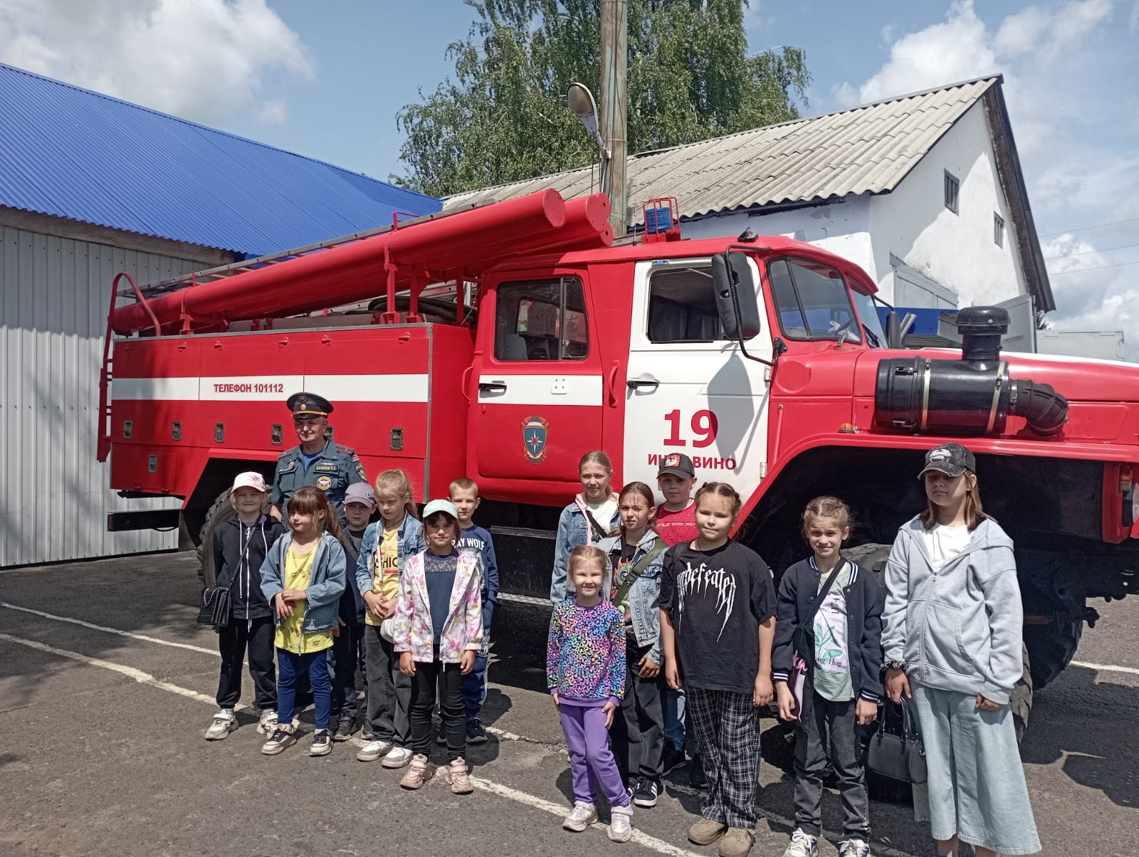 Экскурсия в пожарную часть.